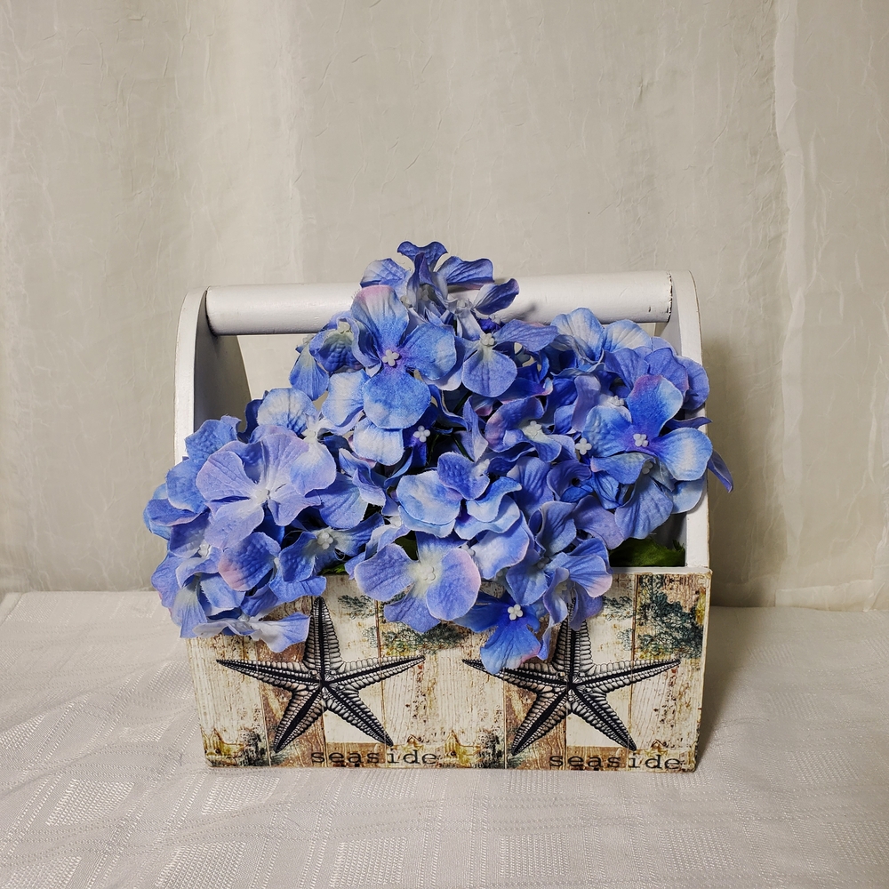 Home Seaside Accent Decoration Floral Arrangement Magazine Display Holder